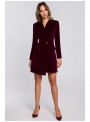 Bordinė velvetinė Blazer suknelė M562