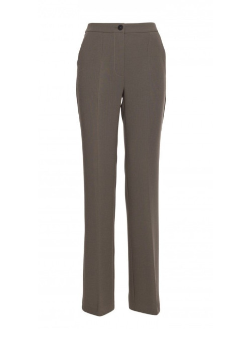 Juodos kelnės aukštesniu liemeniu