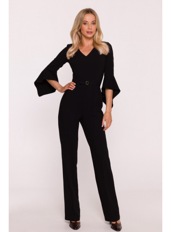 Elegantiškas juodas kombinezonas