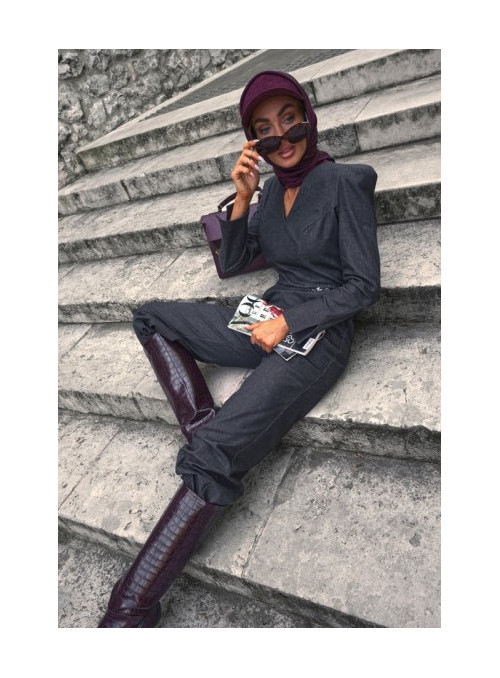  Džinsinis kombinezonas - mėlynas