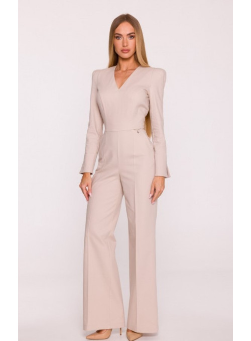  Džinsinis kombinezonas - smėlio spalvos