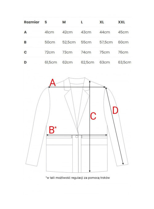 metu spalvos švarkelis