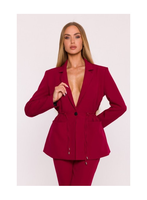 bordo spalvos švarkelis