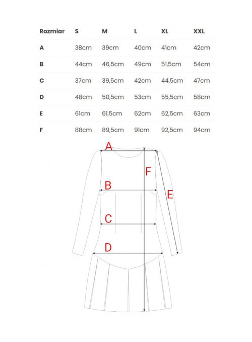 Suknelė su kontrastingomis klostėmis - bordo