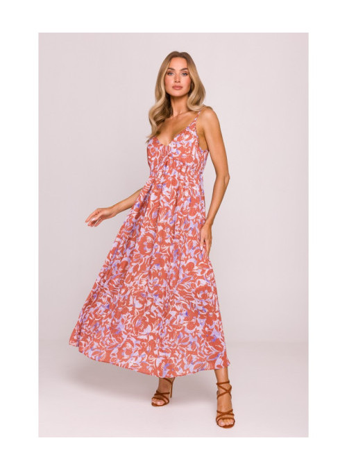 Šifoninė suknelė be petnešėlių - 1 modelis